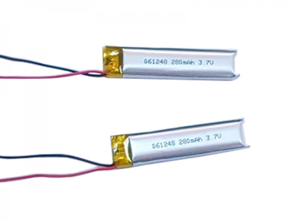 3.7V聚合物鋰電池 | 061248 280mAh 3.7V